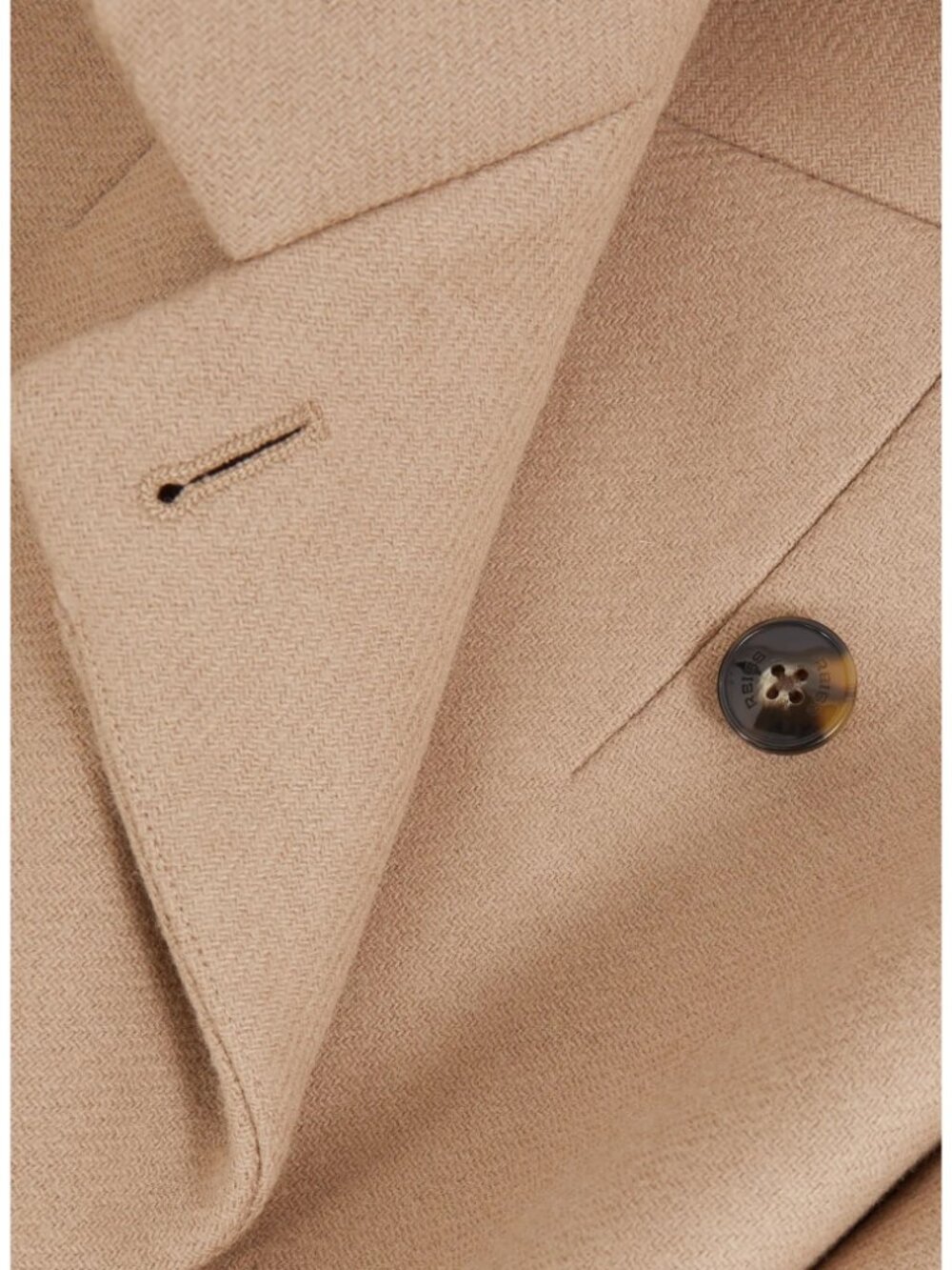 REISS Max Wool Blend Coat in Camel - Picture 4 of 5
